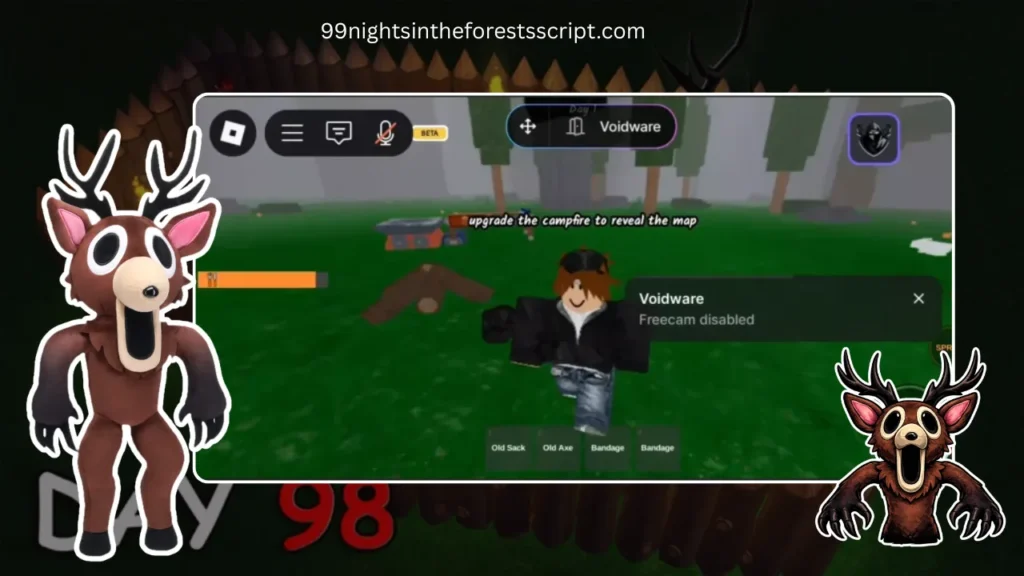 99 Night in the Forest Script
