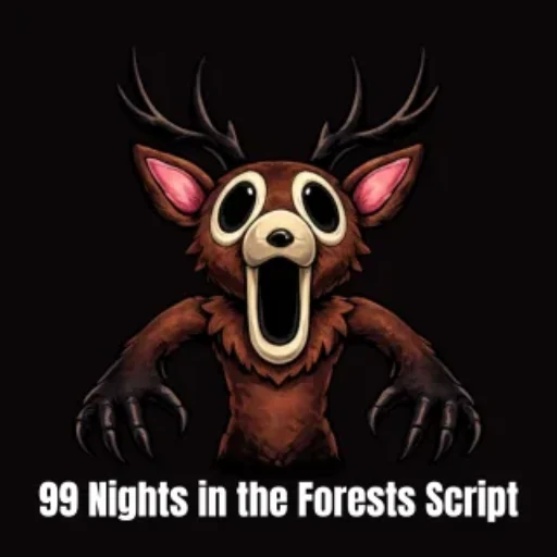 99 Nights in the Forests Script Logo
